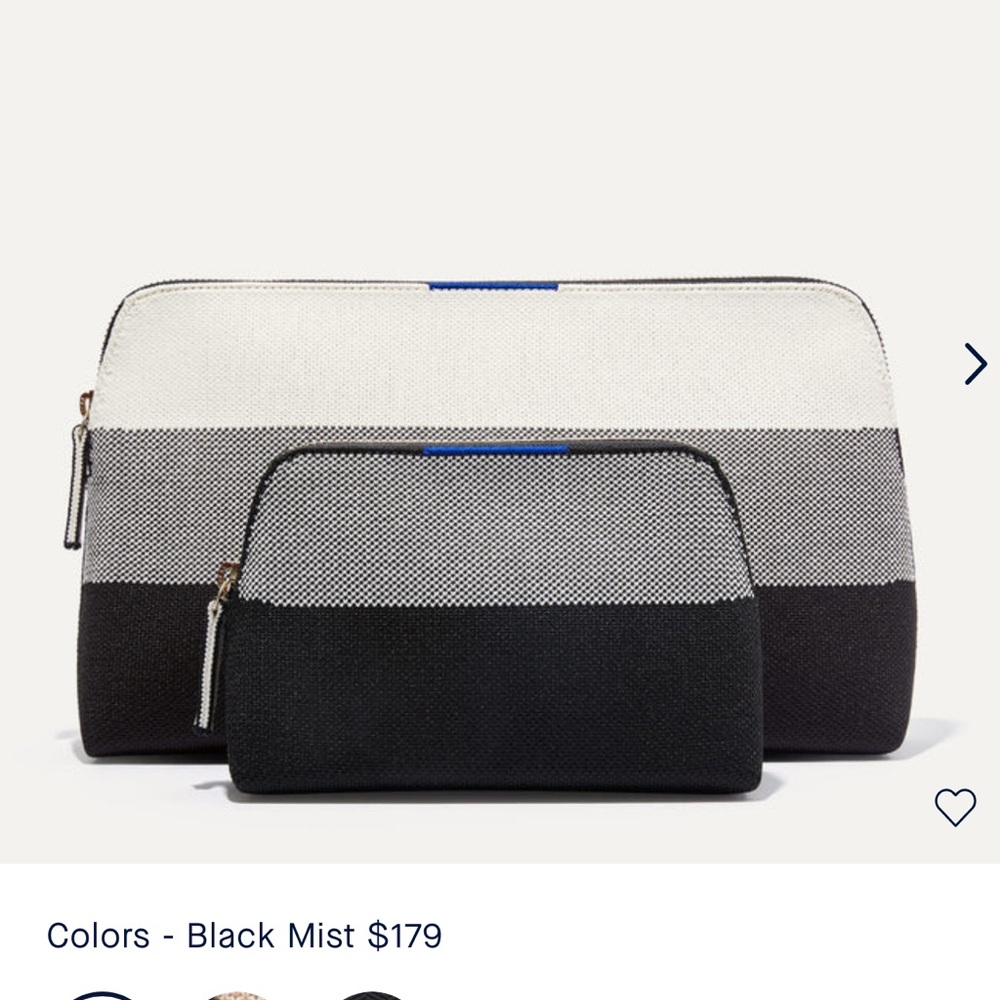 Rothy’s Black Mist Vanity Set